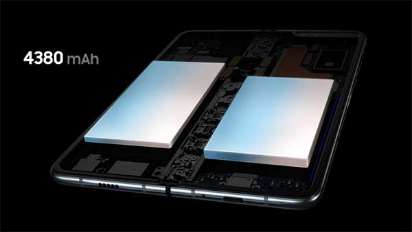 Samsung Galaxy Fold được trang bị tới 2 viên pin rời