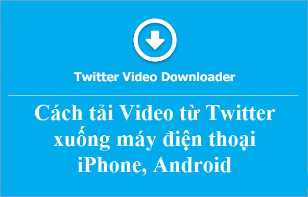 Hướng dẫn cách tải Video trên Twitter về điện thoại (1)
