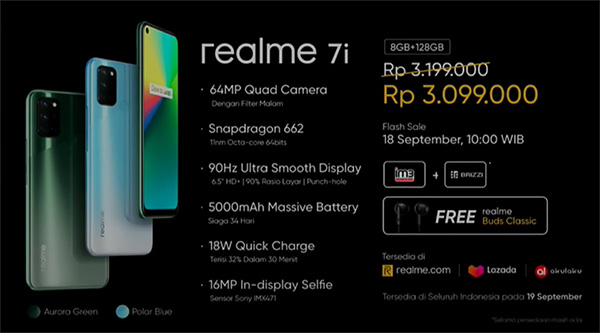 Realme 7i giá bao nhiêu