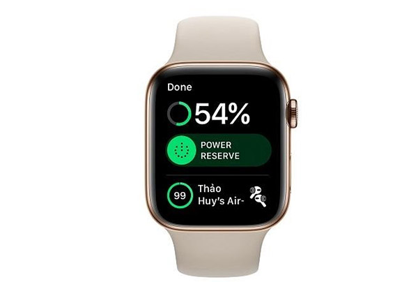 Kiểm tra pin AirPods qua Apple Watch