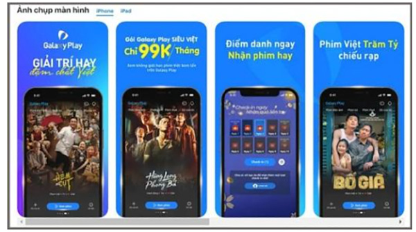 Galaxy Play là một dịch vụ giải trí trực tuyến hàng đầu tại Việt Nam