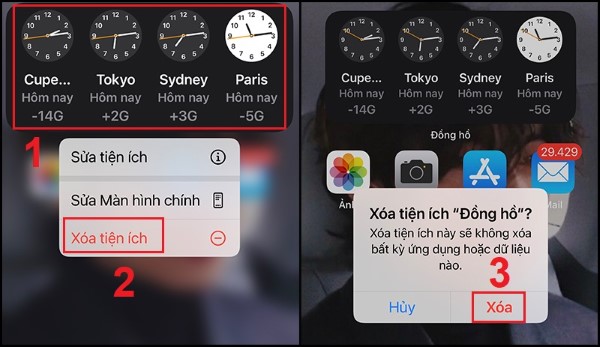Nhấn xác nhận Xóa