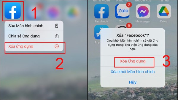 Gỡ cài đặt ứng dụng để loại bỏ các file bị lỗi hoặc dữ liệu bị hỏng