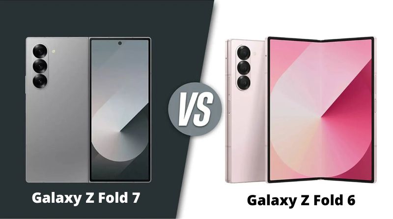 So sánh Samsung Galaxy Z Fold7 và Z Fold6 về thiết kế